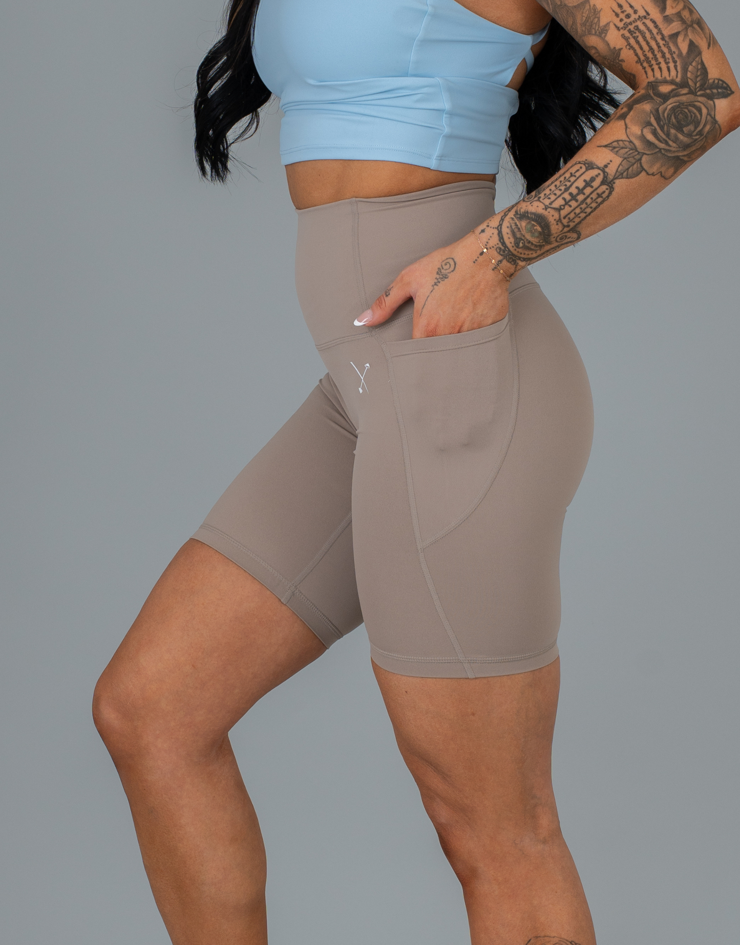 Skinluxe Pocket Shorts - Beige