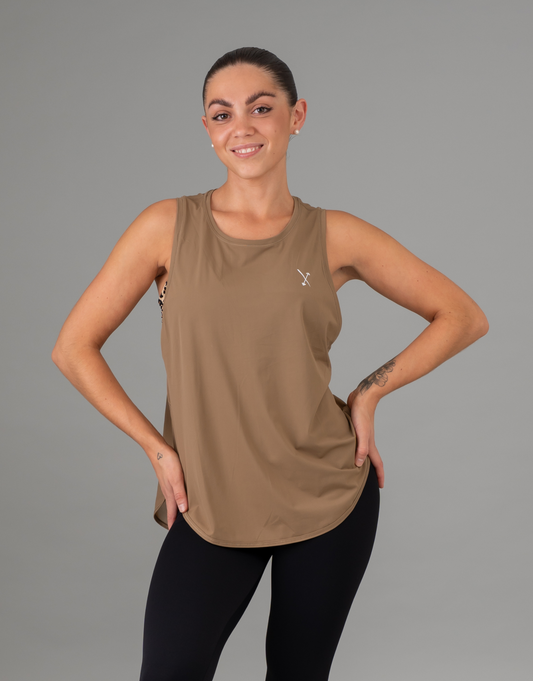 Riven Multi Way T-shirt Tan