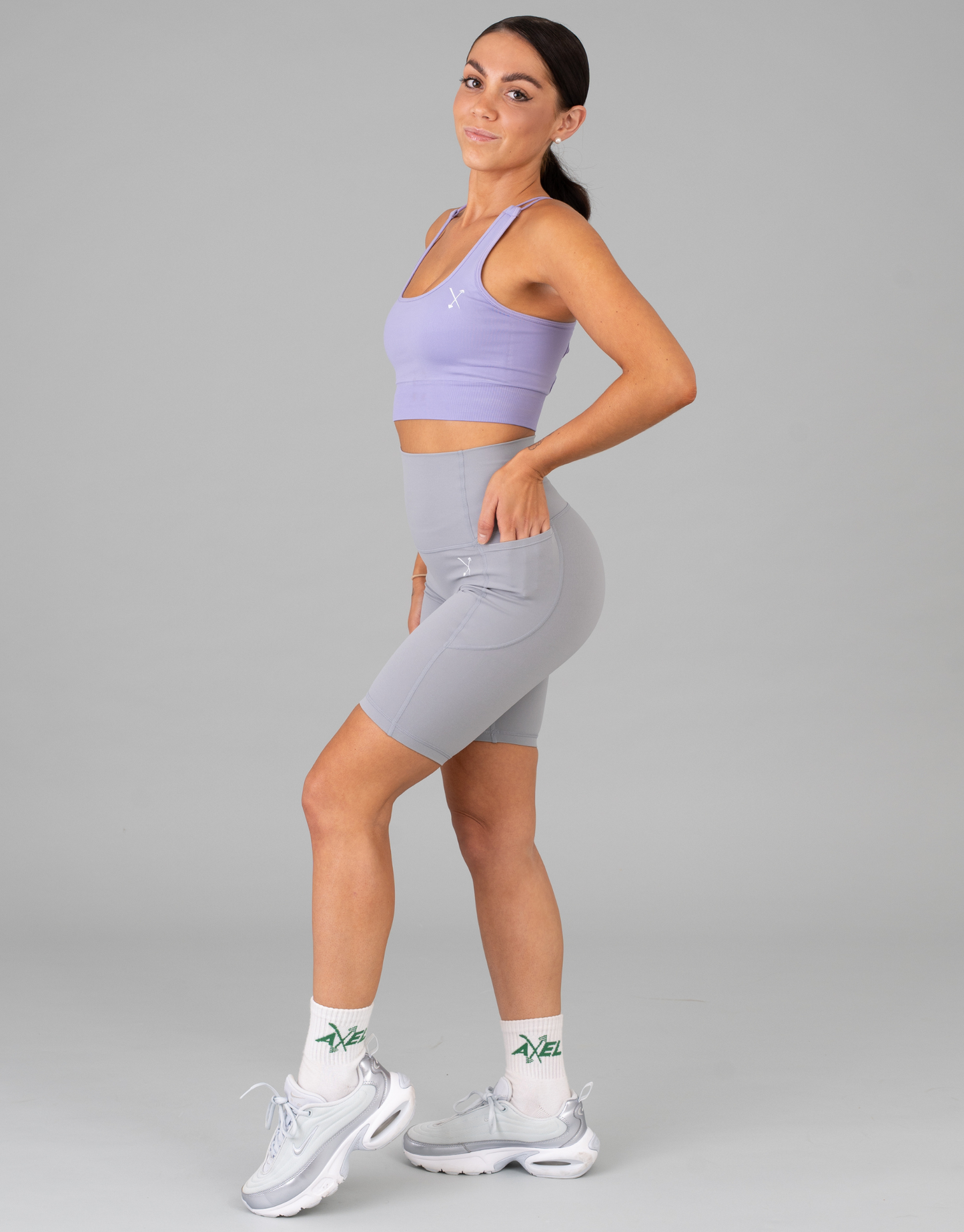 September Subscription- Skinluxe Pocket Shorts Grey