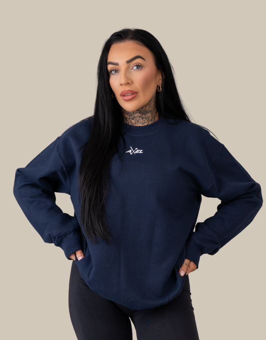 Classic Crewneck Jumper - Navy