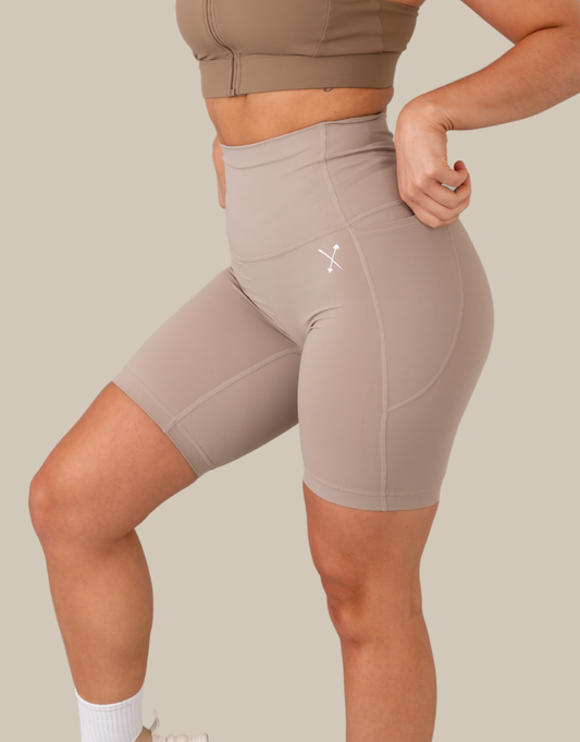 Skinluxe Pocket Shorts - Beige
