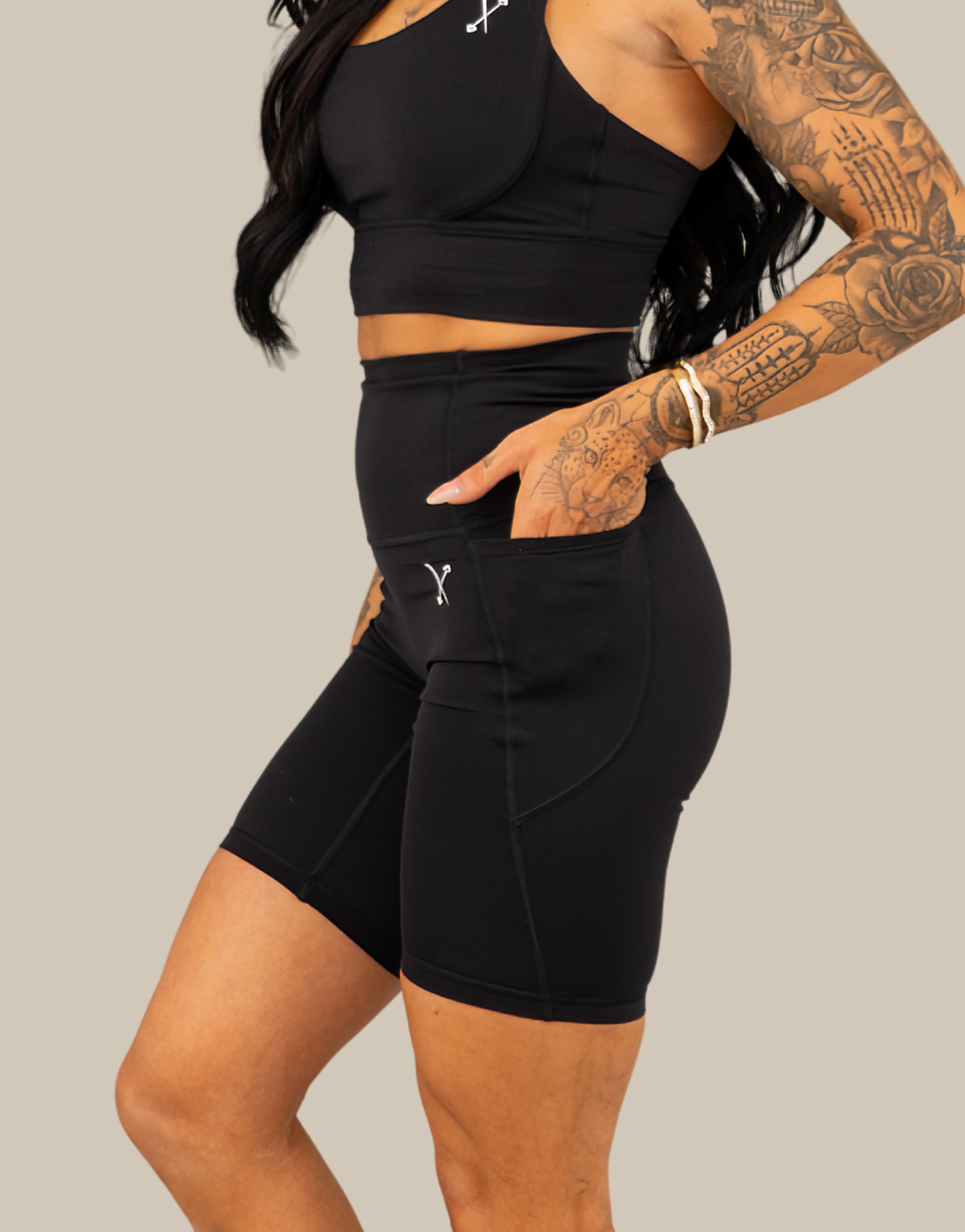 Skinluxe Pocket Shorts - Black