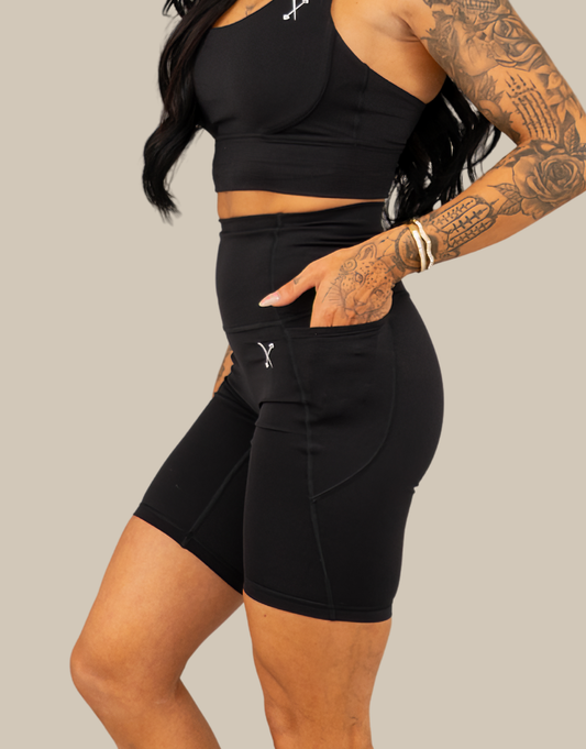 Skinluxe Pocket Shorts - Black