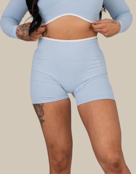 Compression Shorts - Baby Blue