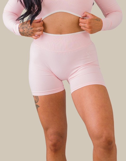 Compression Shorts - Baby Pink