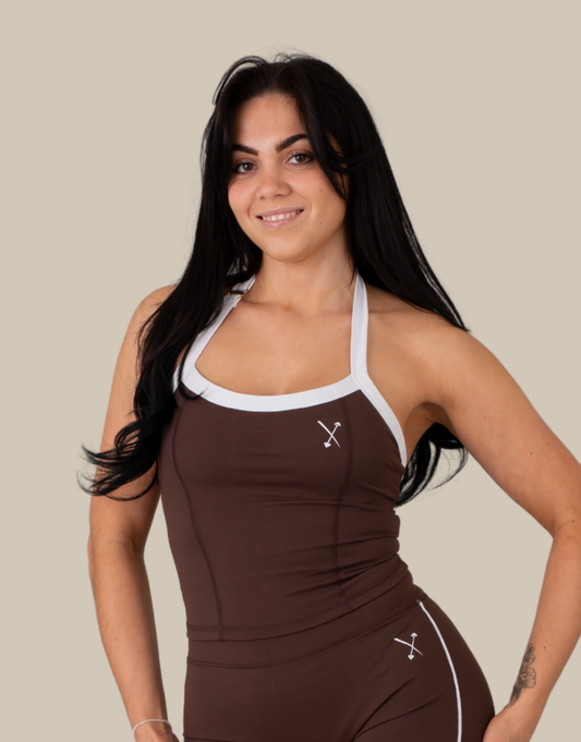SilkLuxe Top - Chocolate Brown