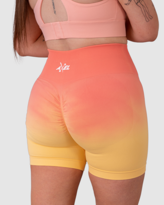Seamless Rise Shorts - Coral