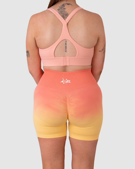 Seamless Rise Shorts - Coral