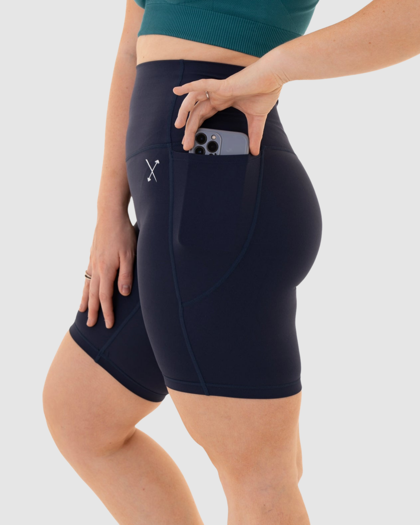 Skinluxe Pocket Shorts - Navy